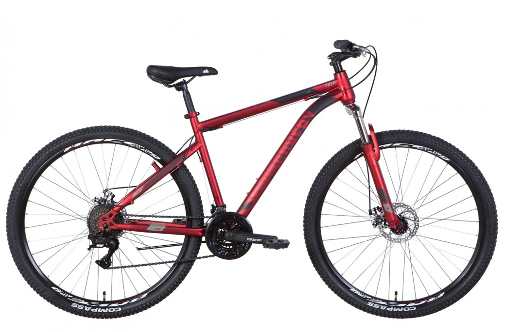 Велосипед Discovery TREK AM DD 29" рама L (2022) Красный